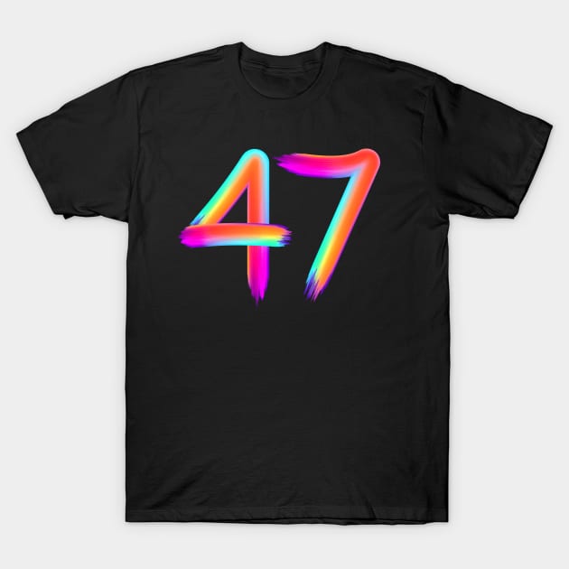 brushed 47 T-Shirt by MplusC